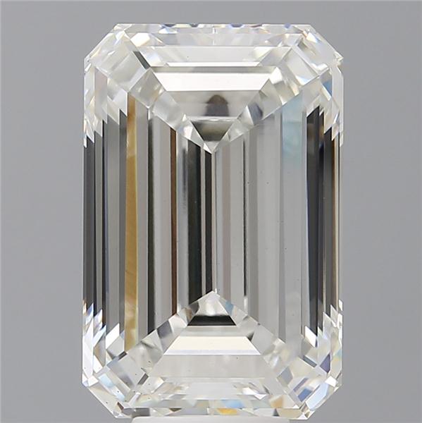 9.58 ct. emerald Lab Grown Diamond front image