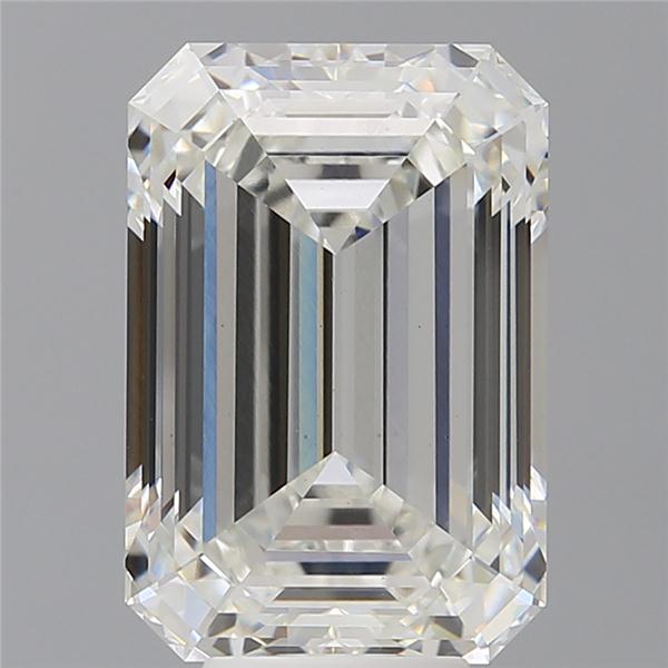8.09 ct. emerald Lab Grown Diamond front image