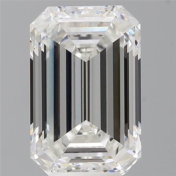6.10 ct. emerald Lab Grown Diamond front image
