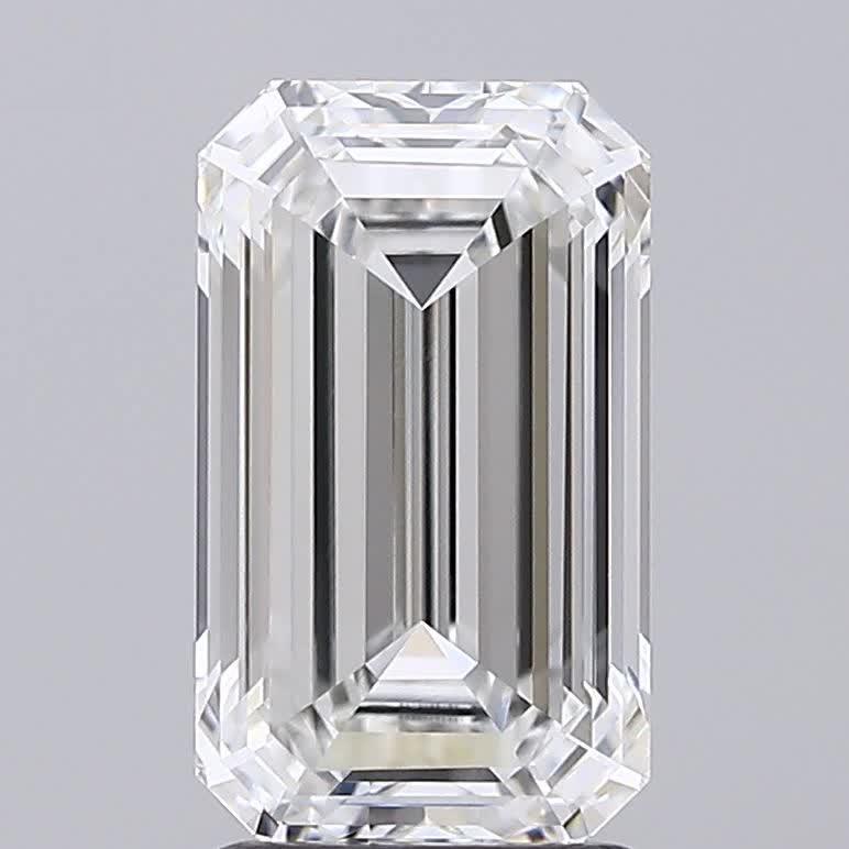2.59 ct. emerald Lab Grown Diamond front image