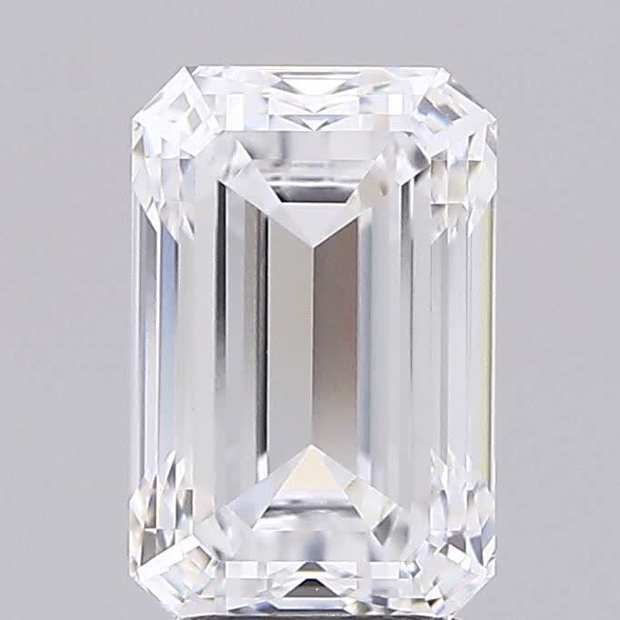 2.75 ct. emerald Lab Grown Diamond front image