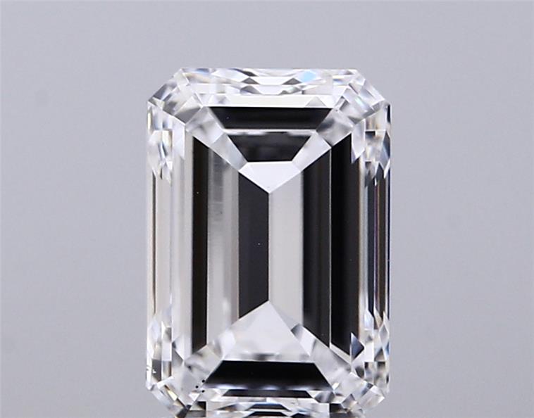 2.71 ct. emerald Lab Grown Diamond front image