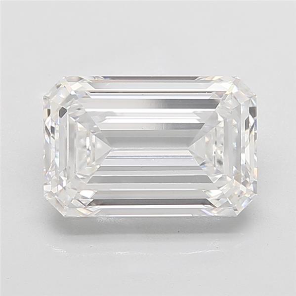 6.55 ct. emerald Lab Grown Diamond front image