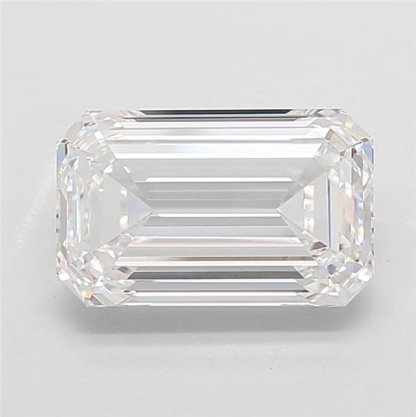 7.09 ct. emerald Lab Grown Diamond front image