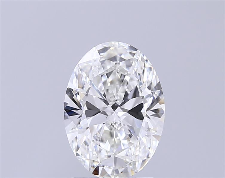 2.01 ct. oval Lab Grown Diamond front image