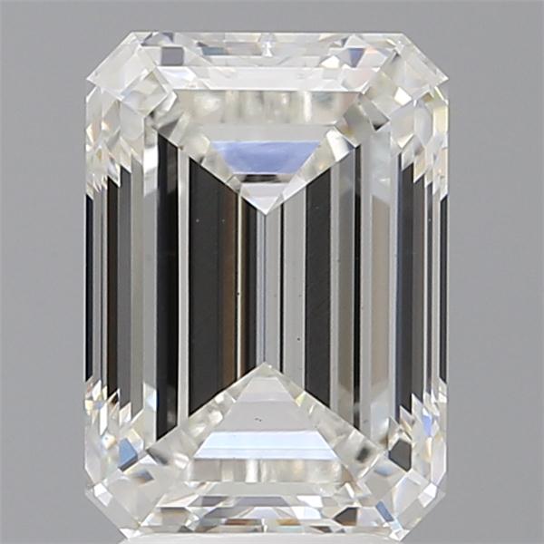 3.58 ct. emerald Lab Grown Diamond front image
