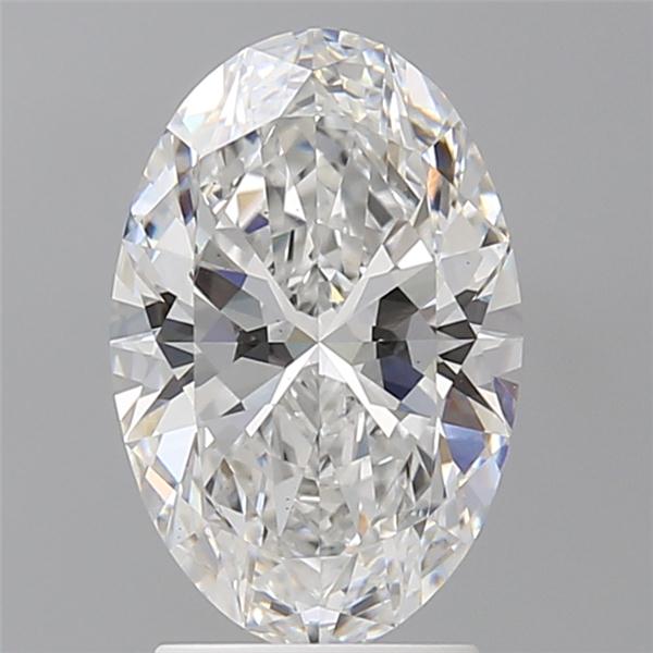 2.58 ct. oval Lab Grown Diamond front image