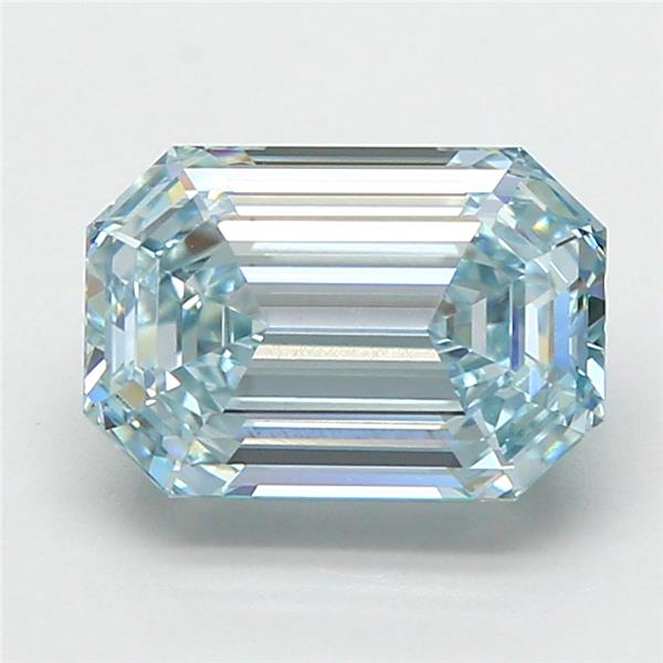 2.82 ct. emerald Lab Grown Diamond front image