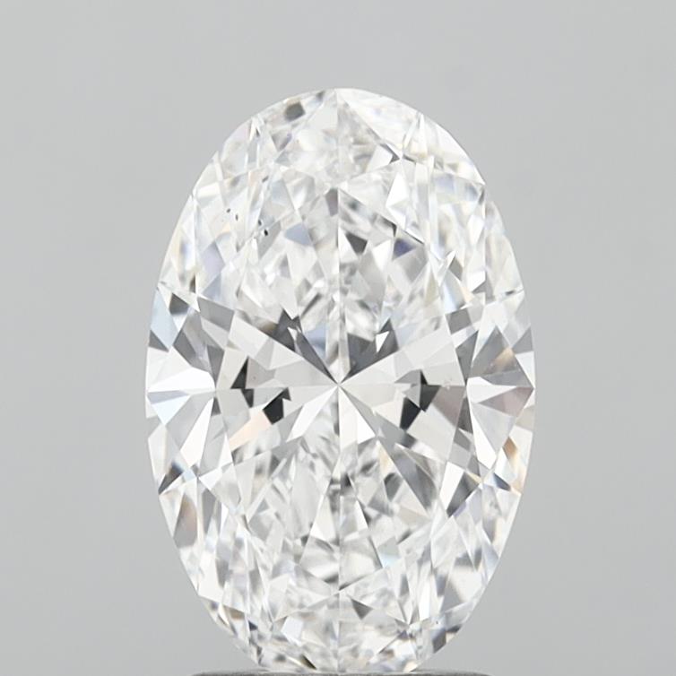 2.01 ct. oval Lab Grown Diamond front image