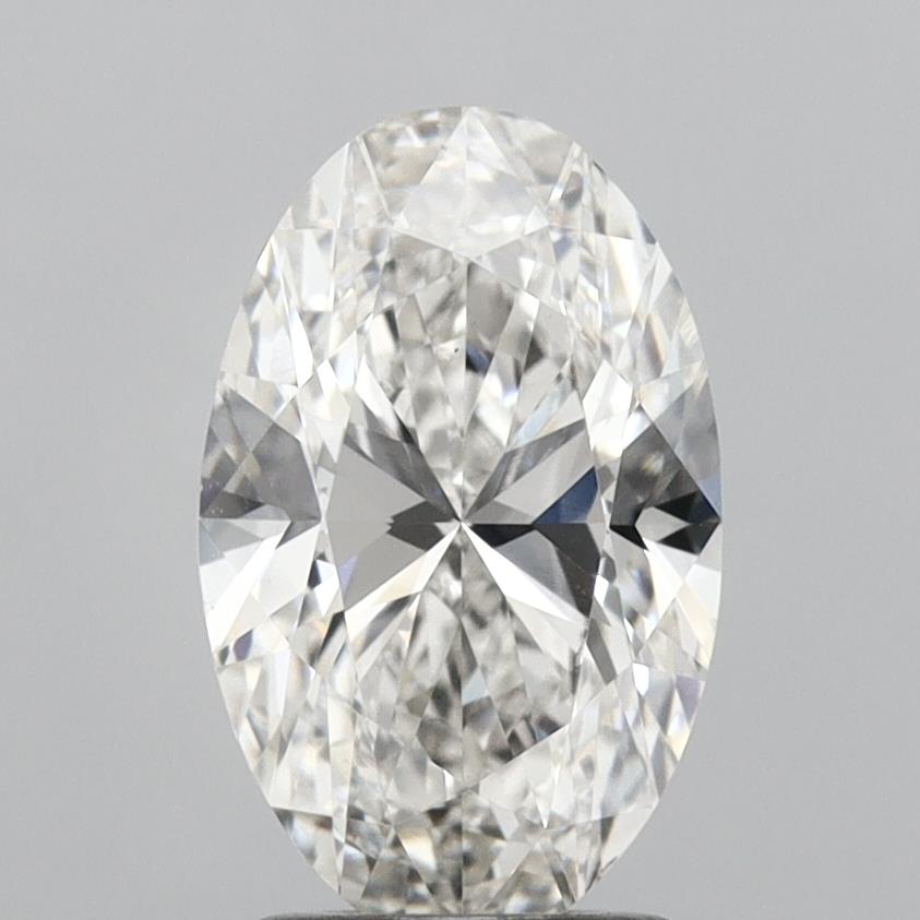 2.06 ct. oval Lab Grown Diamond front image