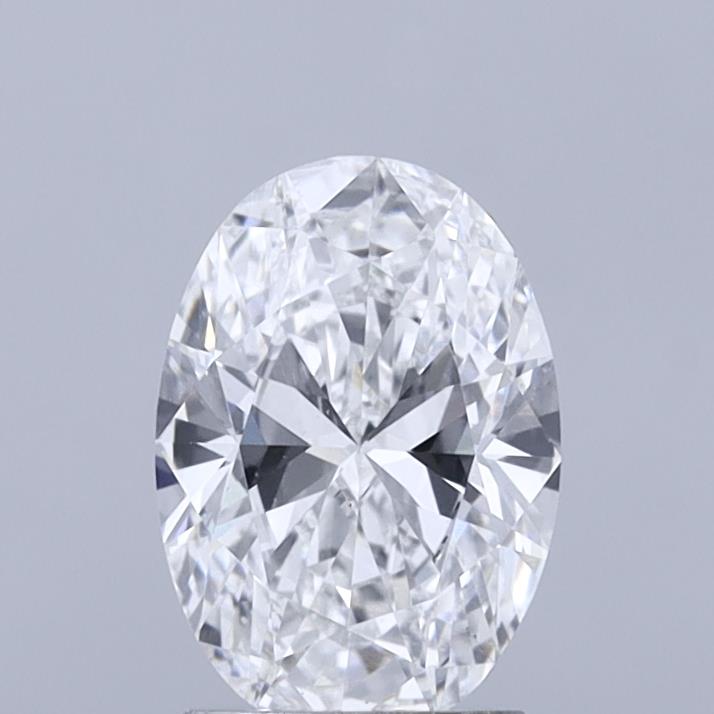 1.95 ct. oval Lab Grown Diamond front image