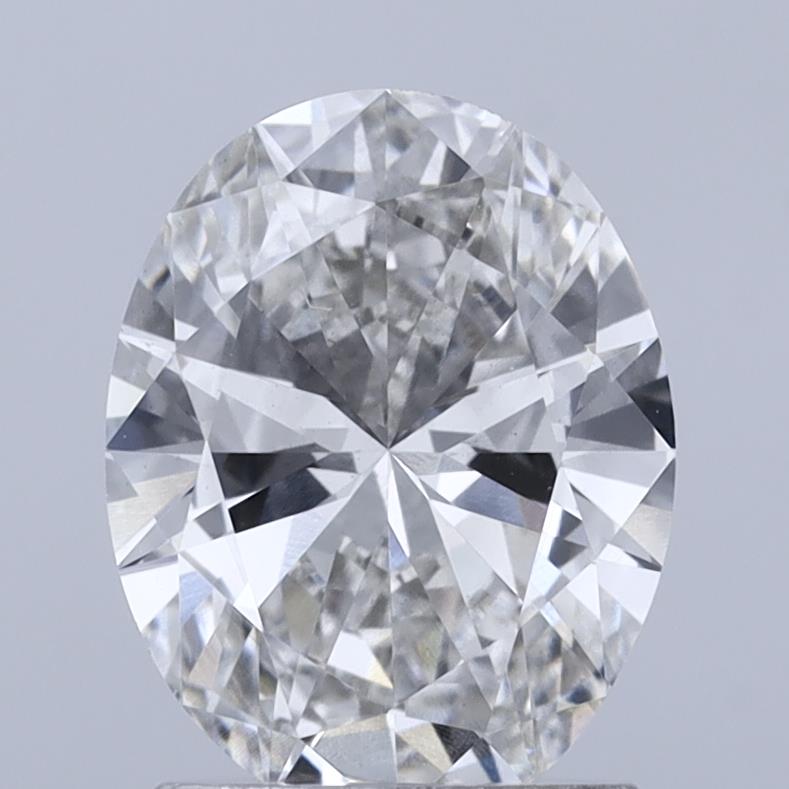 1.62 ct. oval Lab Grown Diamond front image