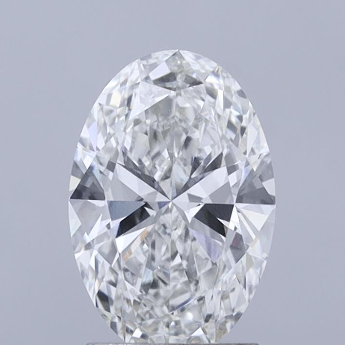 2.01 ct. oval Lab Grown Diamond front image