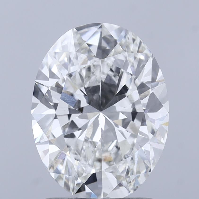 1.68 ct. oval Lab Grown Diamond front image
