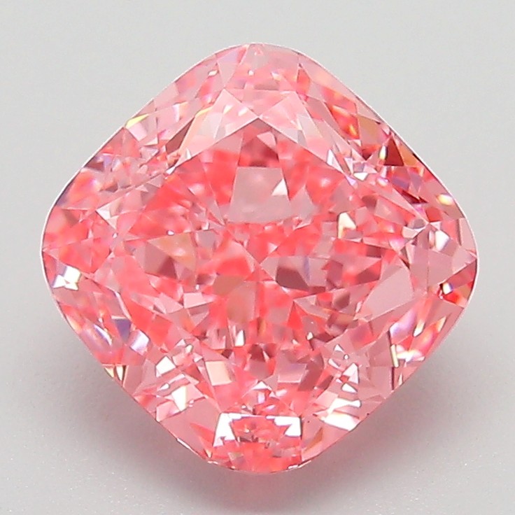 2.67 ct. cushion Lab Grown Diamond front image