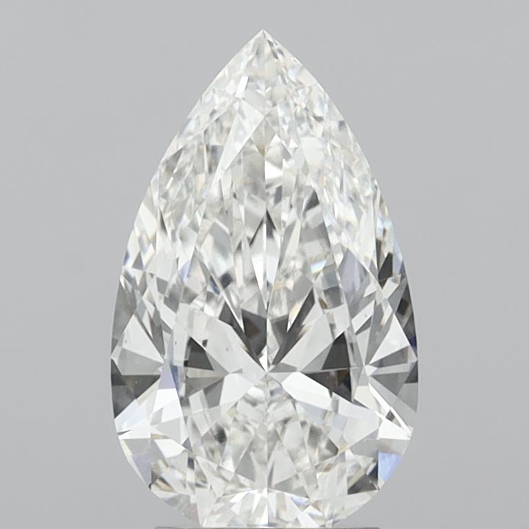 3.07 carat f VS1 EX Cut IGI pear diamond