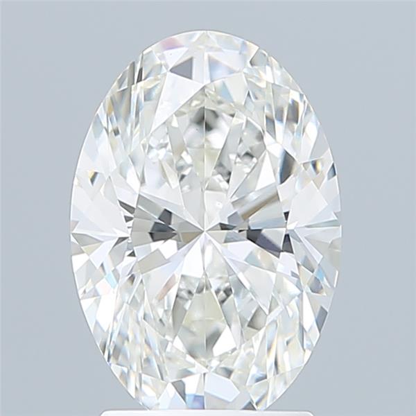 2.57 ct. oval Lab Grown Diamond front image