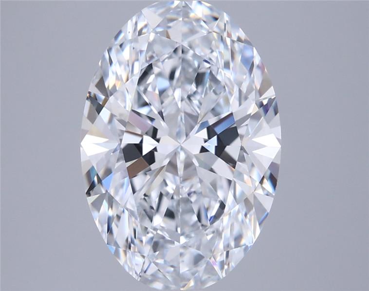 3.99 ct. oval Lab Grown Diamond front image