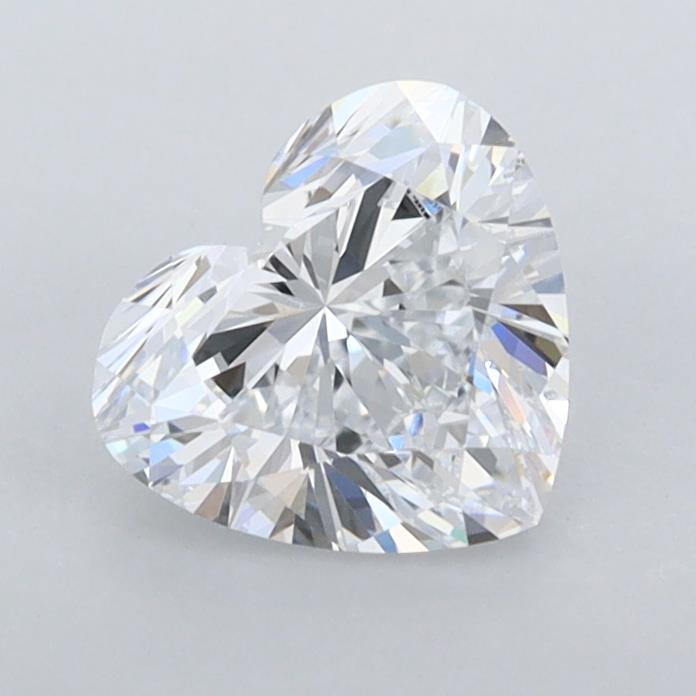 1.06 carat d IF EX Cut IGI heart diamond