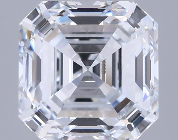 2.45 carat e VVS1 EX Cut IGI asscher diamond