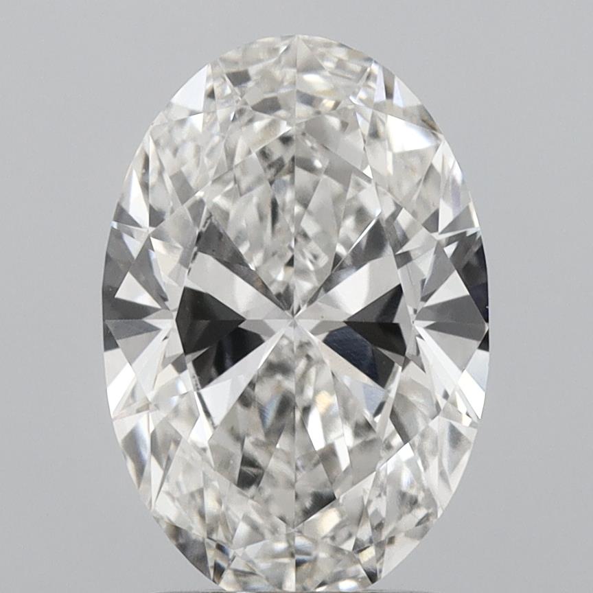 2.01 ct. oval Lab Grown Diamond front image