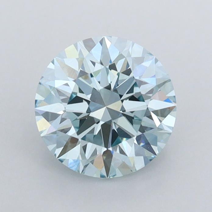 1 carat fancy intense  blue VVS2 ID Cut IGI round diamond