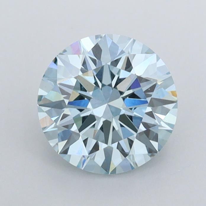 1.03 carat fancy  blue VS2 ID Cut IGI round diamond
