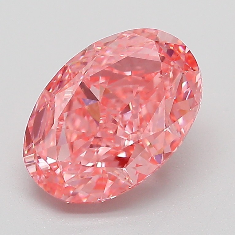 2.07 ct. oval Lab Grown Diamond front image