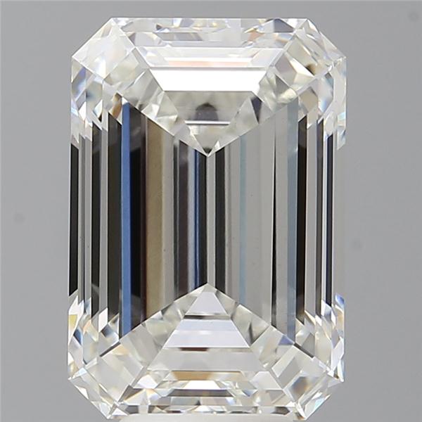 7.10 ct. emerald Lab Grown Diamond front image
