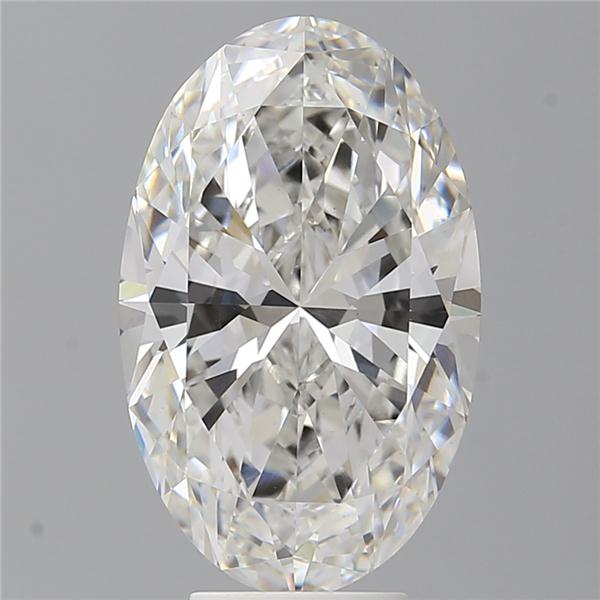 6.05 ct. oval Lab Grown Diamond front image
