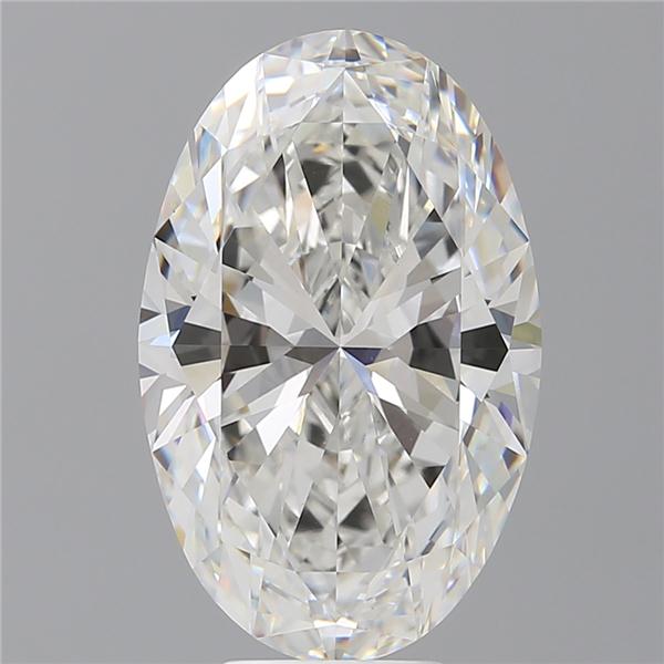 7.58 ct. oval Lab Grown Diamond front image