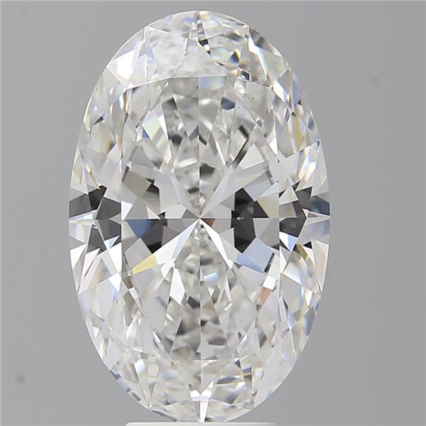 6.60 ct. oval Lab Grown Diamond front image