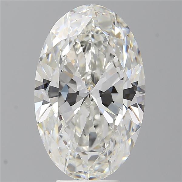 6.57 ct. oval Lab Grown Diamond front image