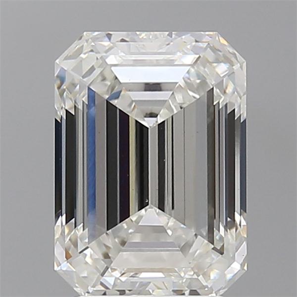 3.02 ct. emerald Lab Grown Diamond front image
