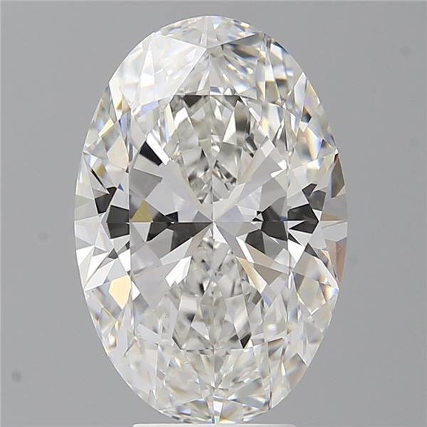 5.55 ct. oval Lab Grown Diamond front image