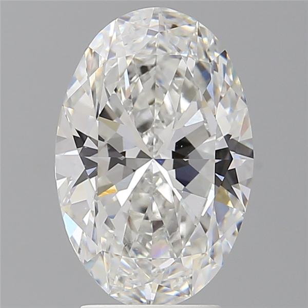 3.50 ct. oval Lab Grown Diamond front image