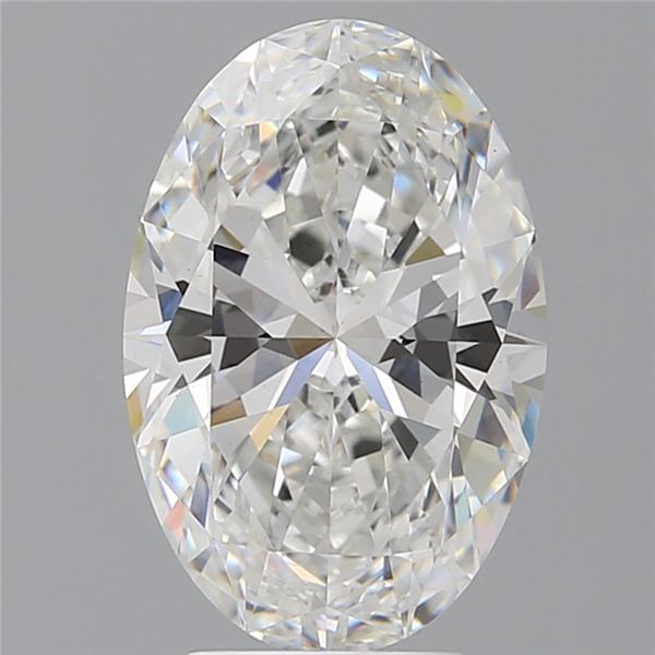4.09 ct. oval Lab Grown Diamond front image