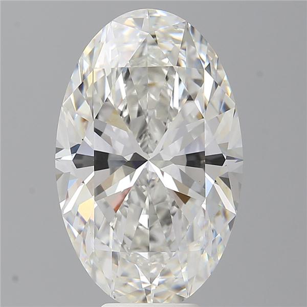 7.60 ct. oval Lab Grown Diamond front image