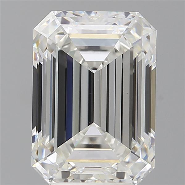 5.06 ct. emerald Lab Grown Diamond front image