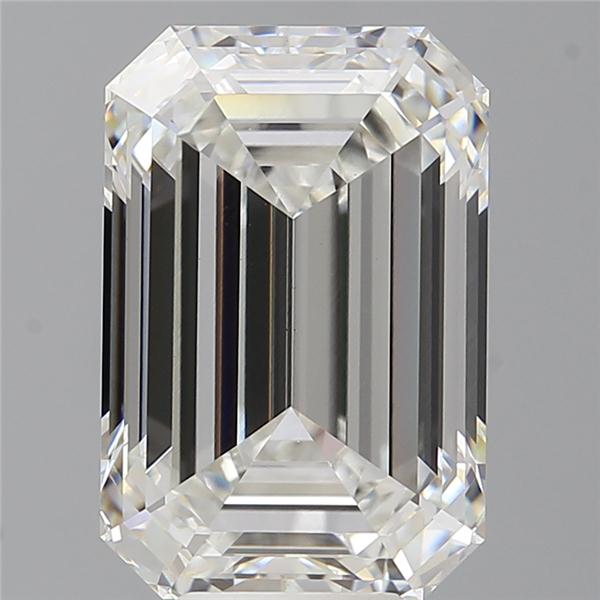 8.10 ct. emerald Lab Grown Diamond front image