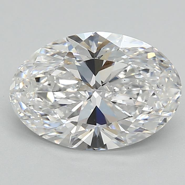 1.70 ct. oval Lab Grown Diamond front image