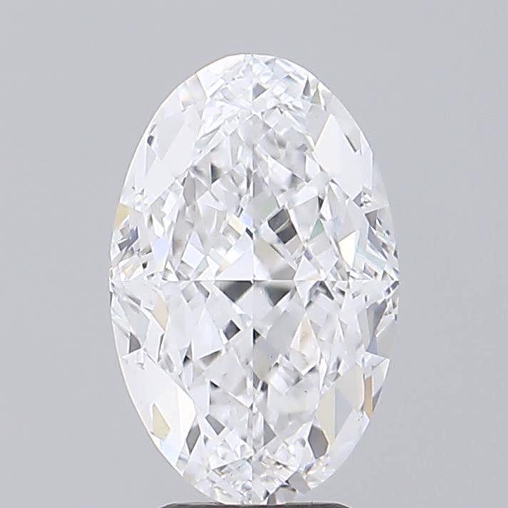 3.75 ct. oval Lab Grown Diamond front image