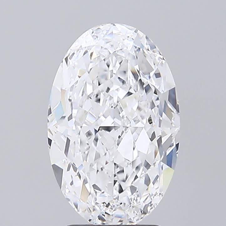 4.15 ct. oval Lab Grown Diamond front image