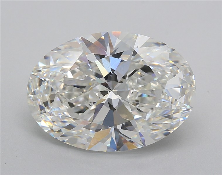 6.01 ct. oval Lab Grown Diamond front image