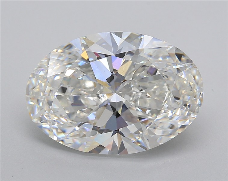 6.02 ct. oval Lab Grown Diamond front image