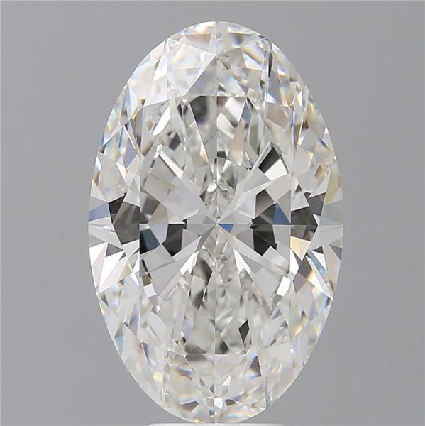 8.09 ct. oval Lab Grown Diamond front image