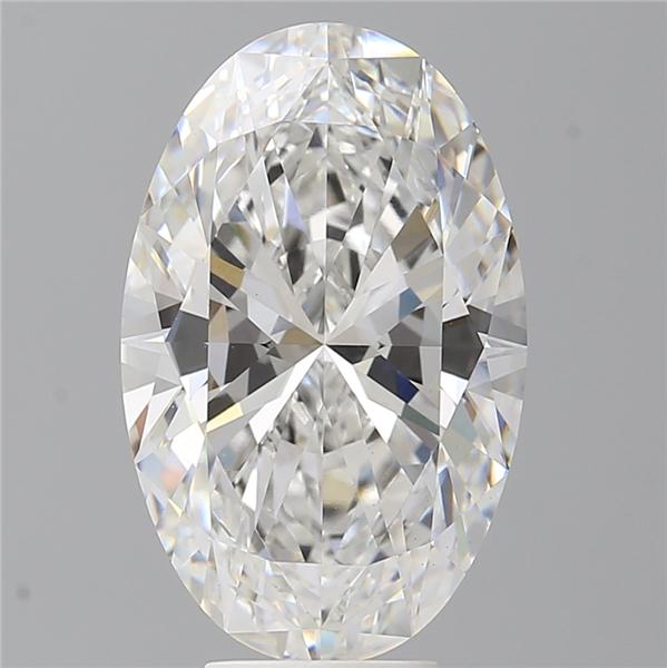 6.60 ct. oval Lab Grown Diamond front image