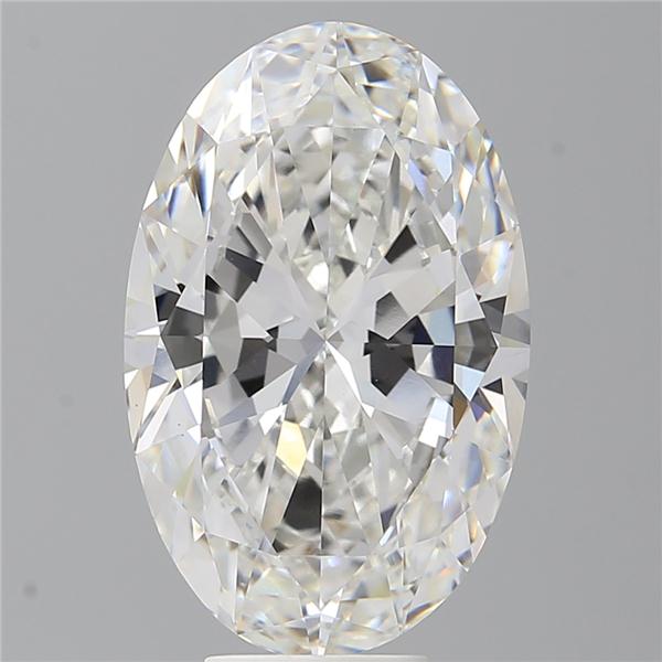 7.59 ct. oval Lab Grown Diamond front image