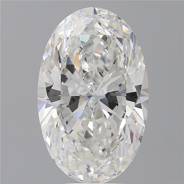 7.60 ct. oval Lab Grown Diamond front image