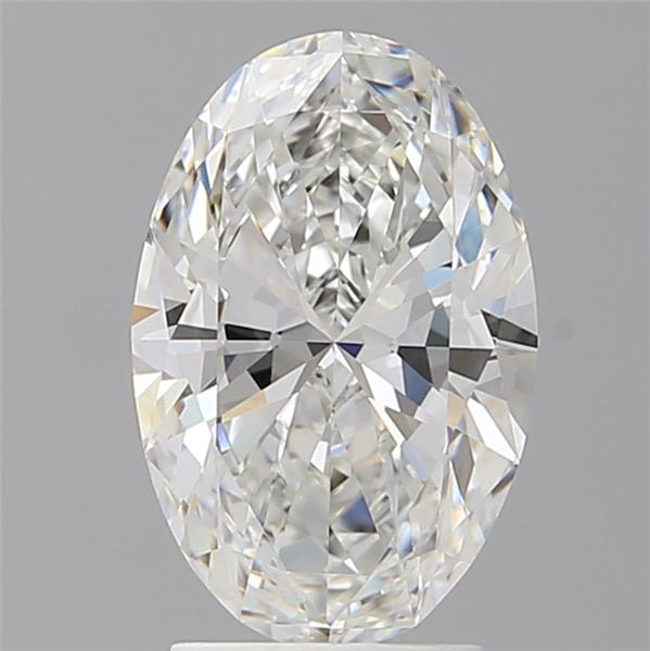 2.54 ct. oval Lab Grown Diamond front image